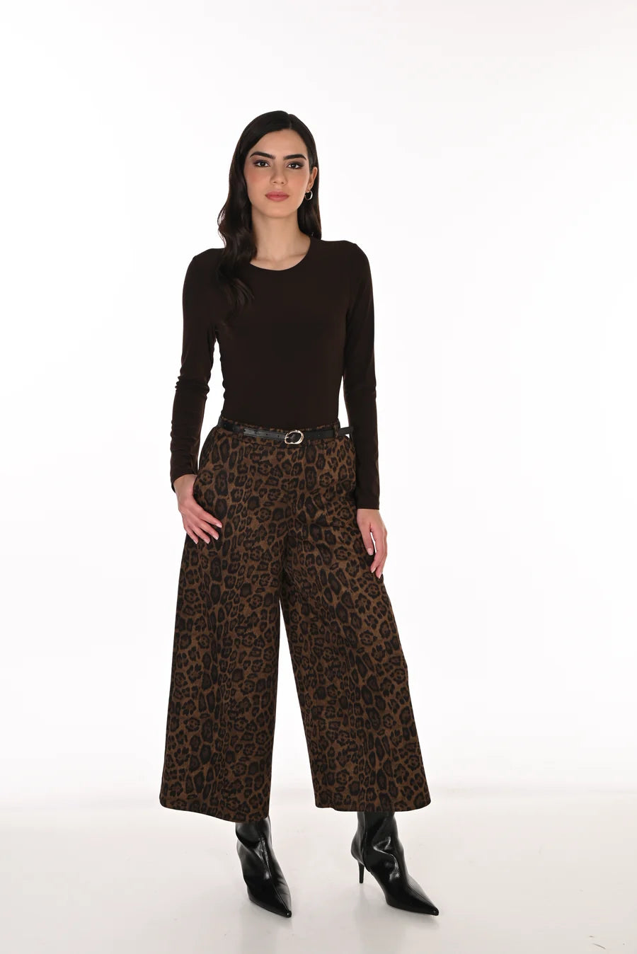 Frank Lyman 263188 Culottes - Leopard print