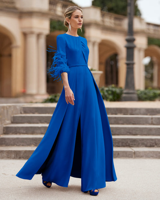 Couture Club Jumpsuit 8G145 ROYAL BLUE
