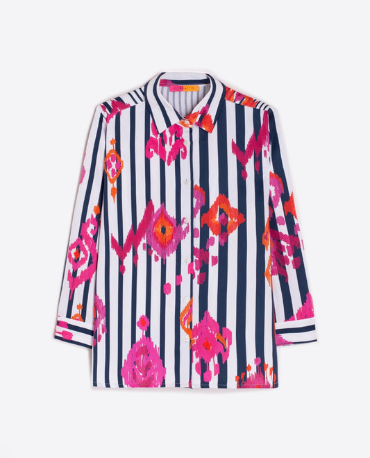 SHIRT POLINE IKAT ROSA NARANJA RAYA 32294