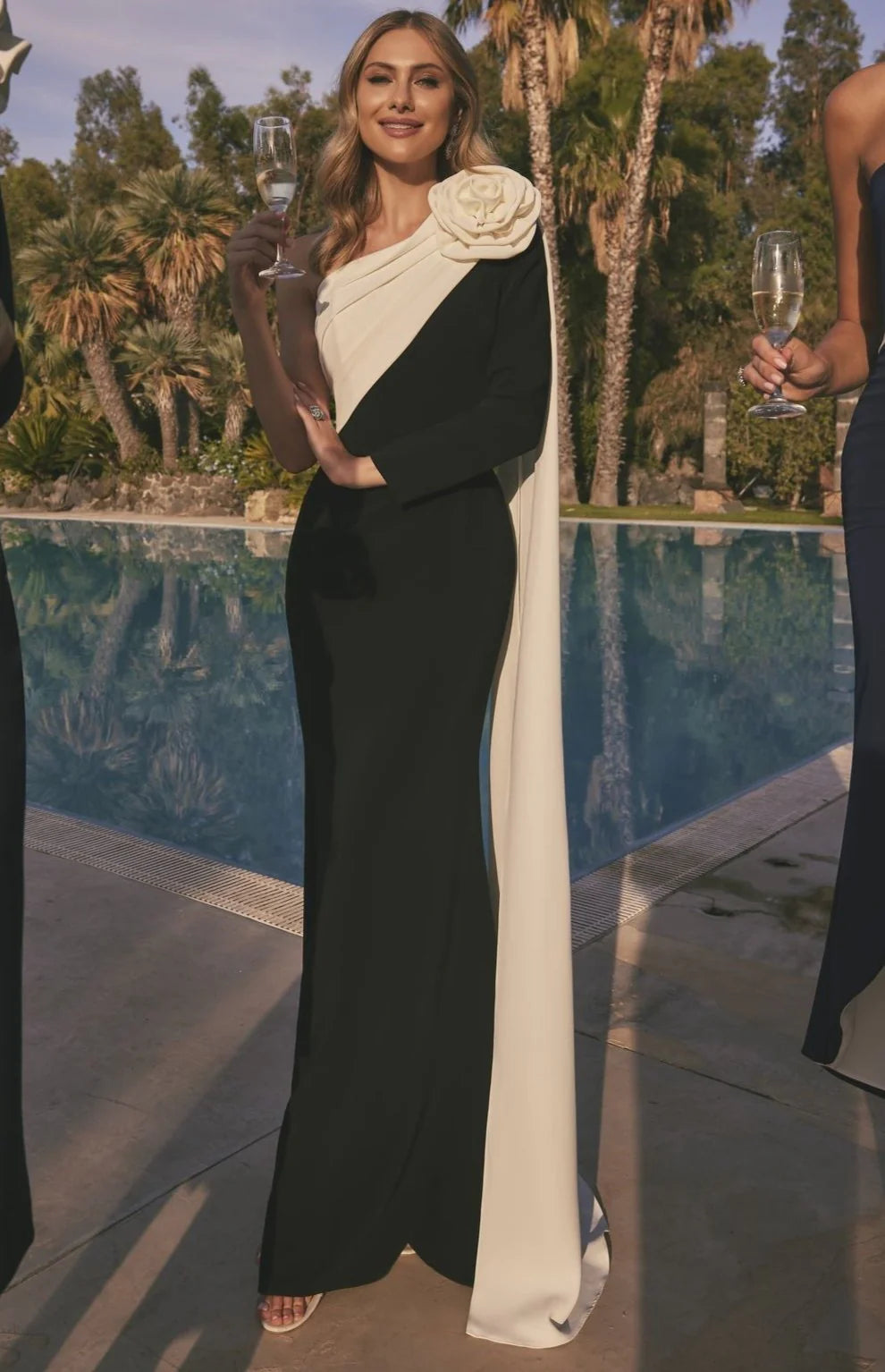 Veni Infantino LONG BLACK AND IVORY 992470L