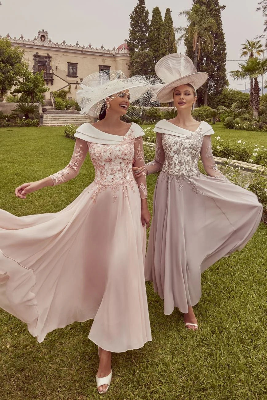 veni infantino pink dress Gown Ronald Joyce Mother Veni Infantino Sale Outfits Maxi Dress Pink Mother  Of The Bride Dresses