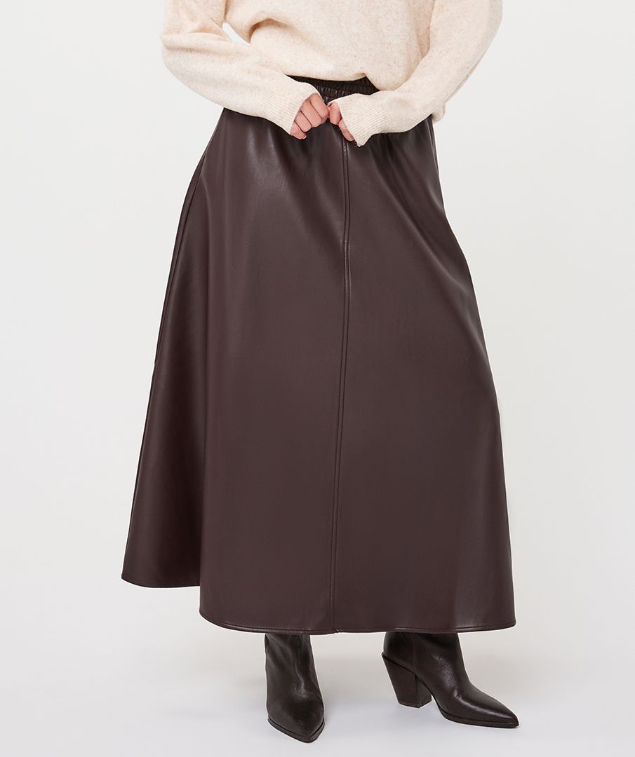 EsQualo Skirt wide PU