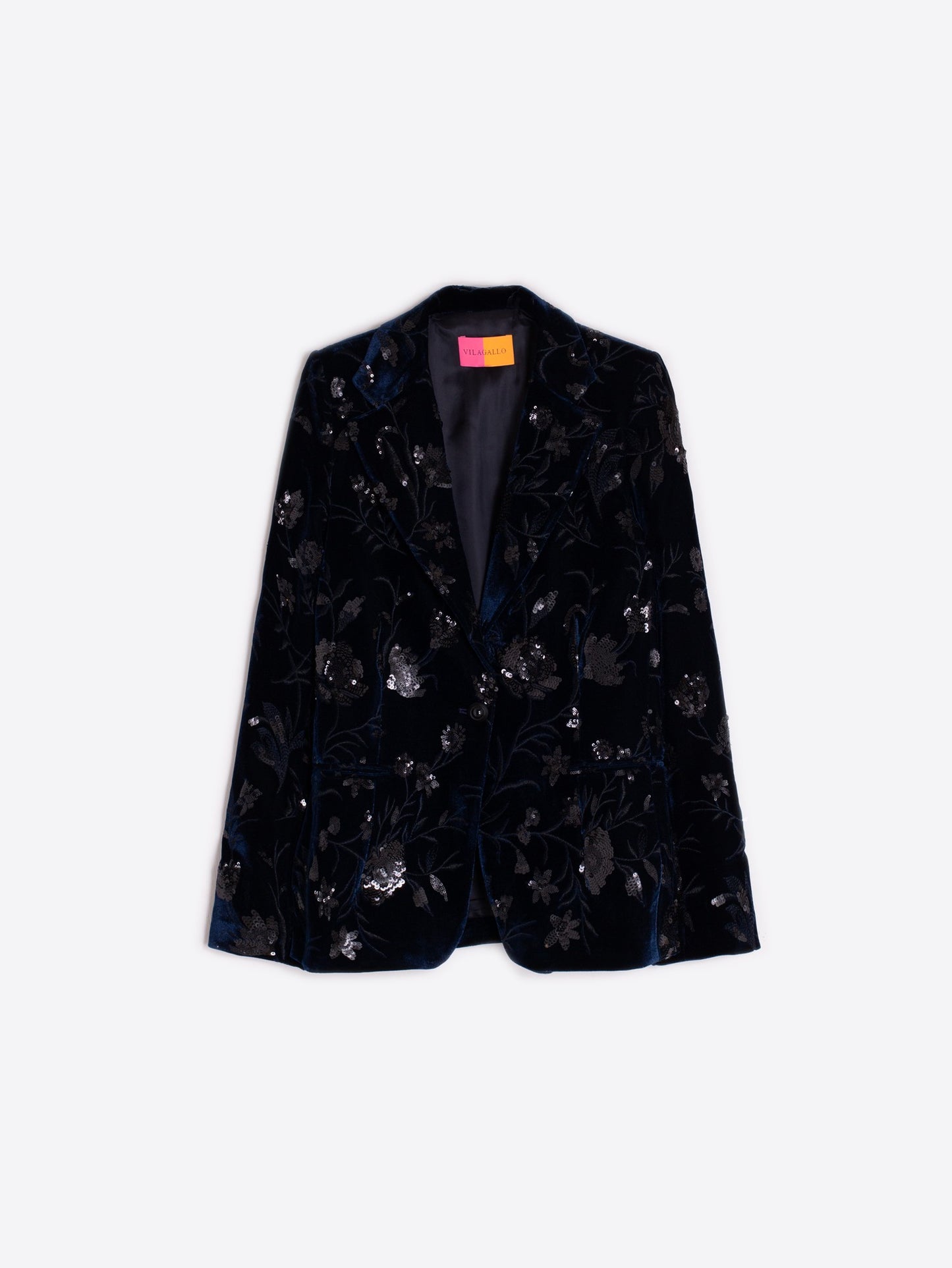JACKET HELEN TERCIOPELO FLOR LENTEJUELAS