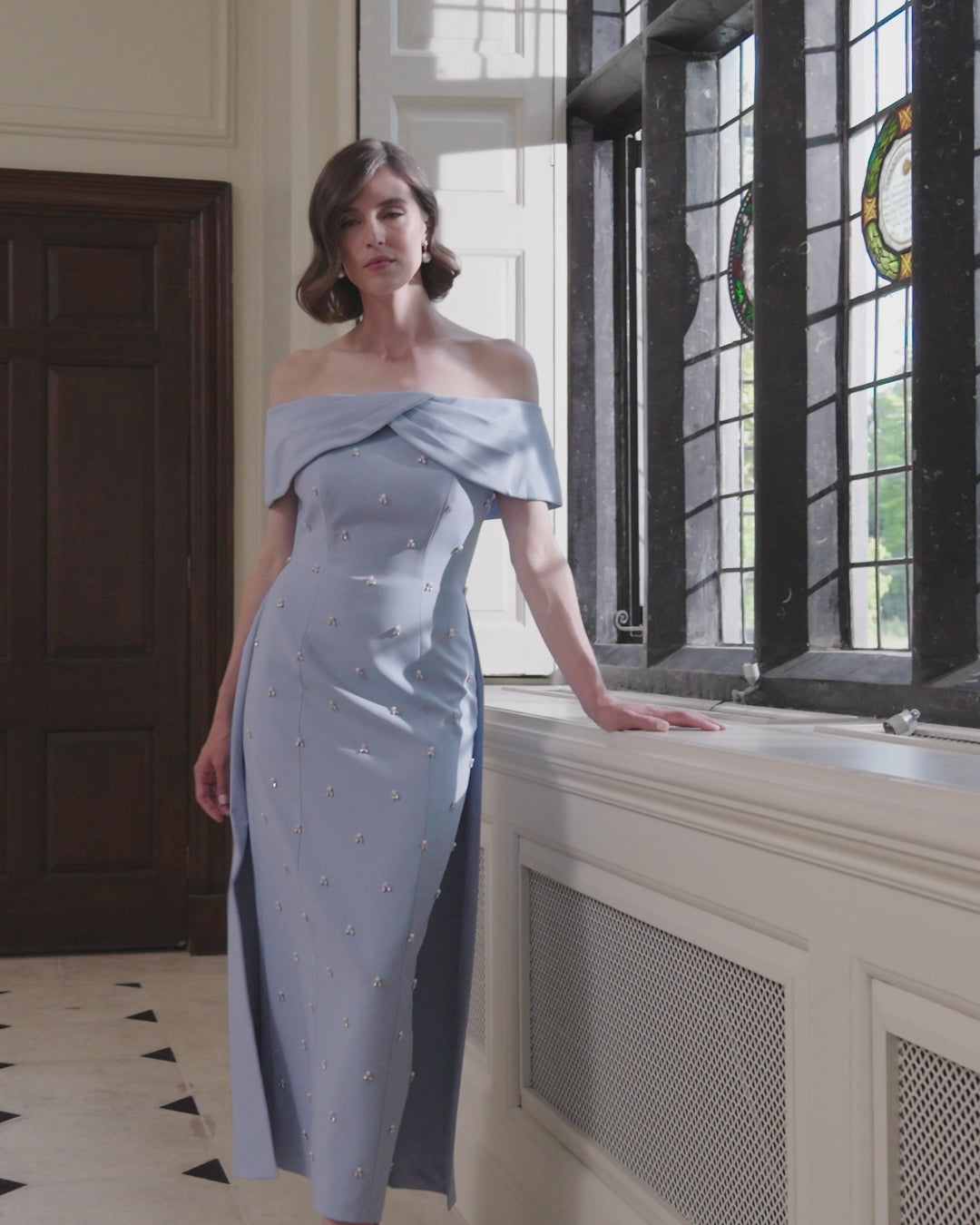 john charles blue dress John Charles 26535A | Mother of the Bride main image 0