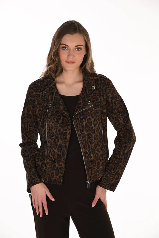Frank Lyman 263702 Jacket - Leopard print