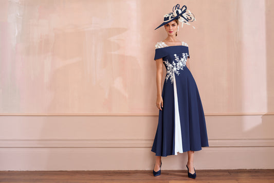 John Charles 66625P NAVY/IVORY