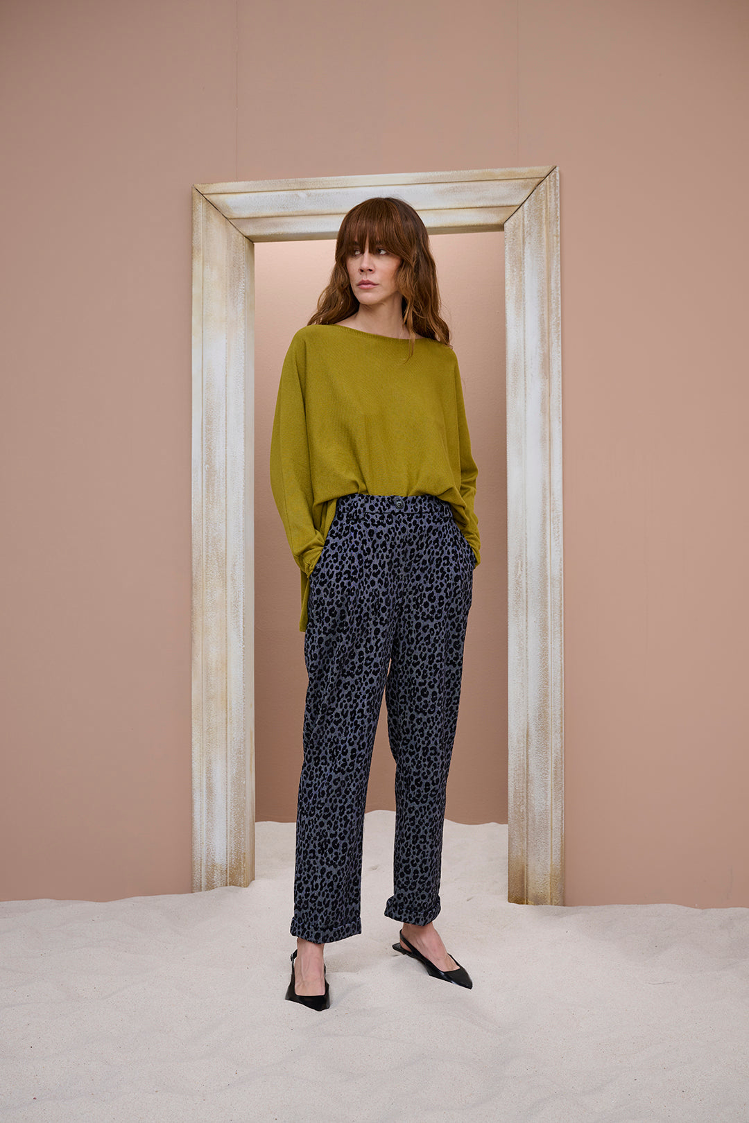 Leopard Print Trousers