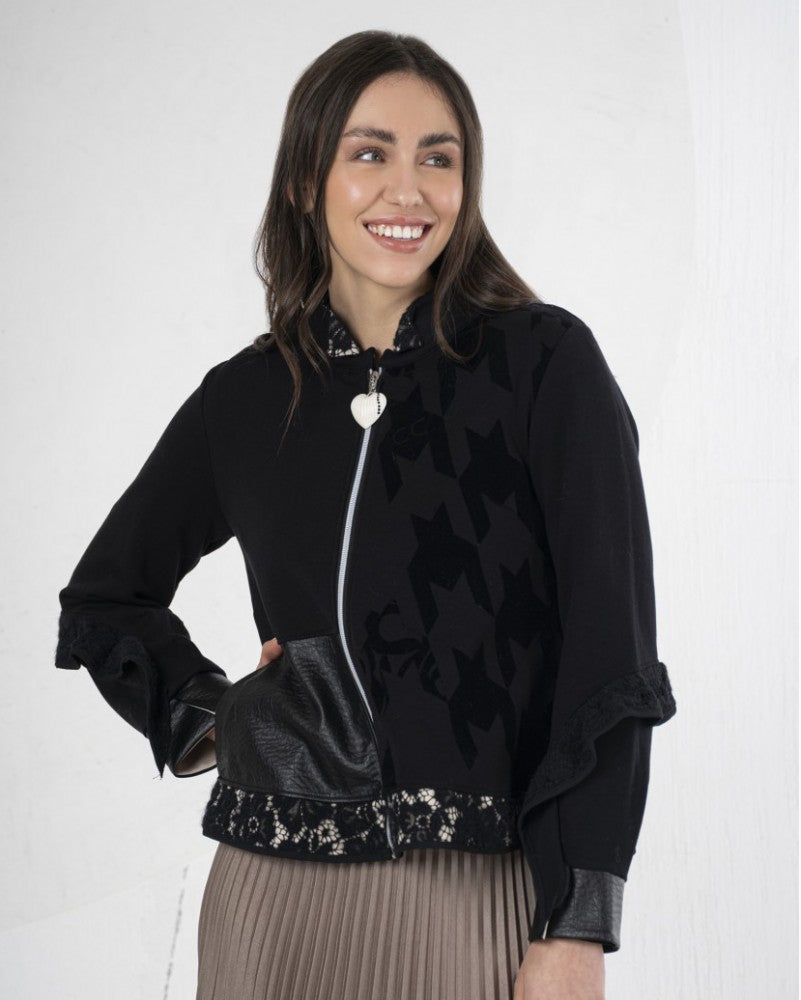 Elisa Cavaletti BLACK Jacket 02130
