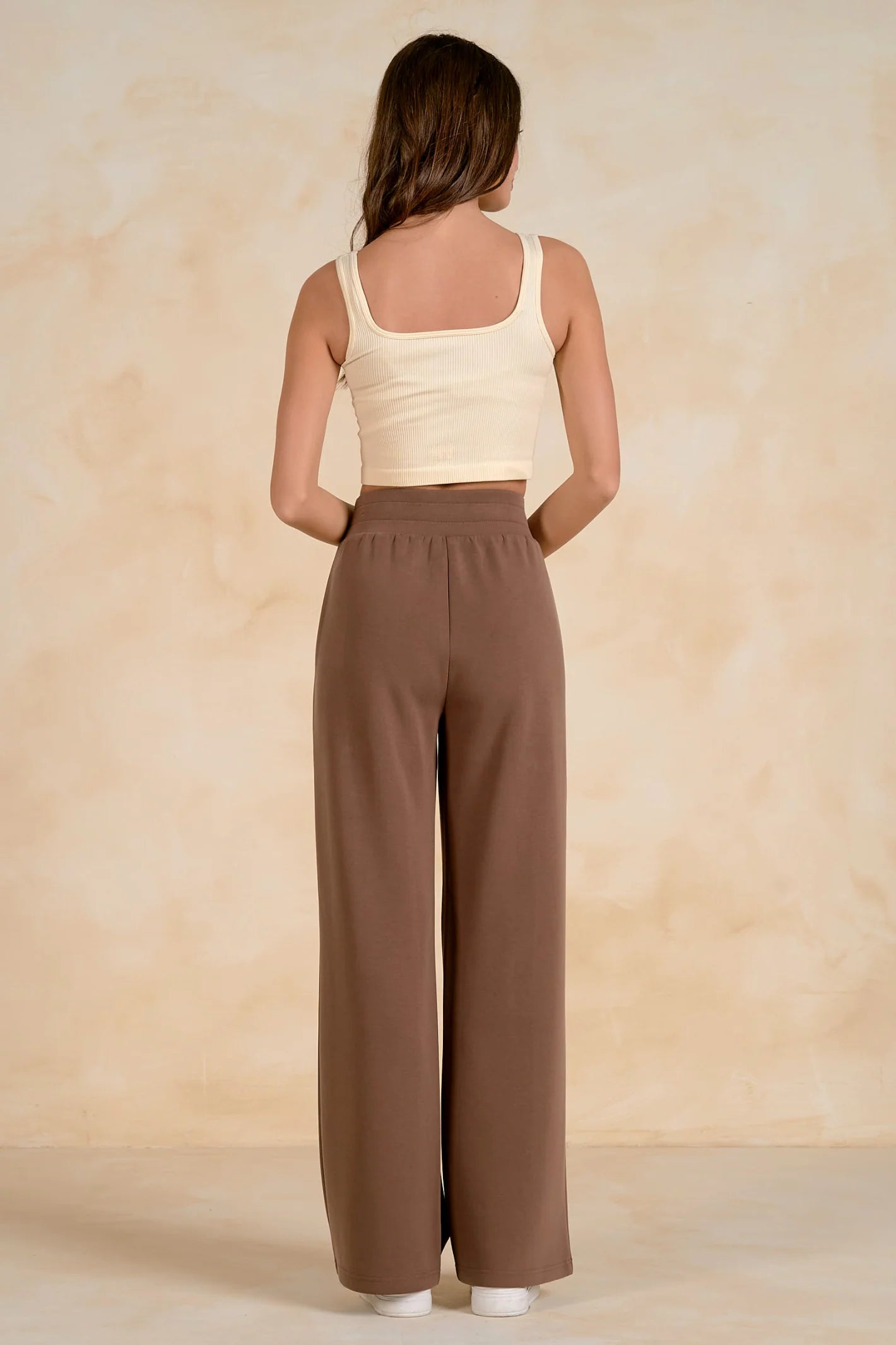 Elan SC2771 Elastic Waist trousers Light Brown