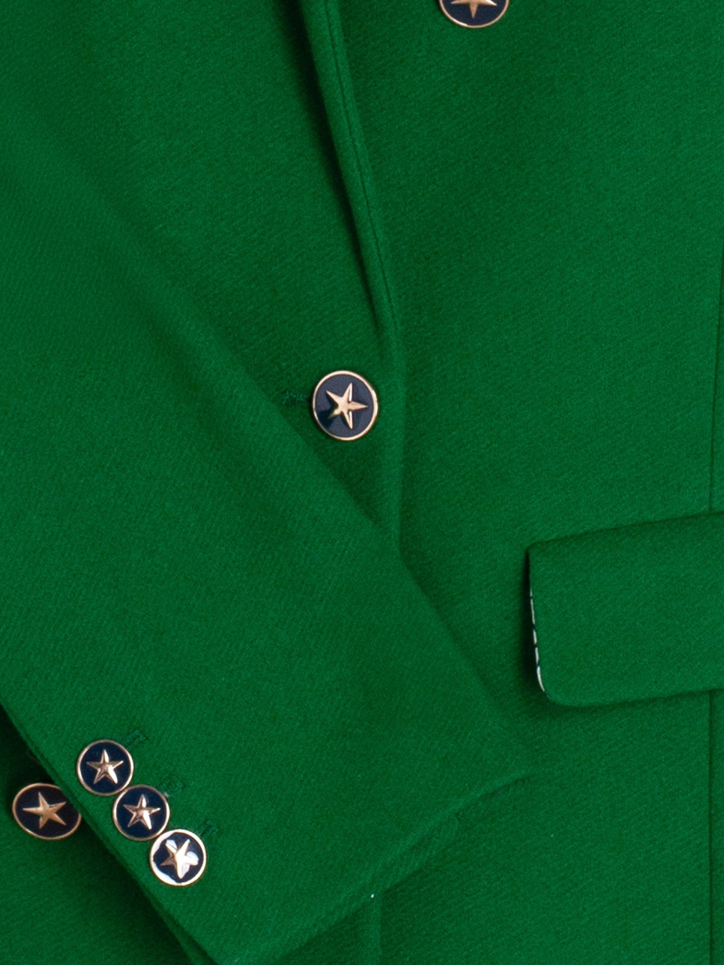 GREEN DOUBLE-BREASTED COAT VILAGALLO