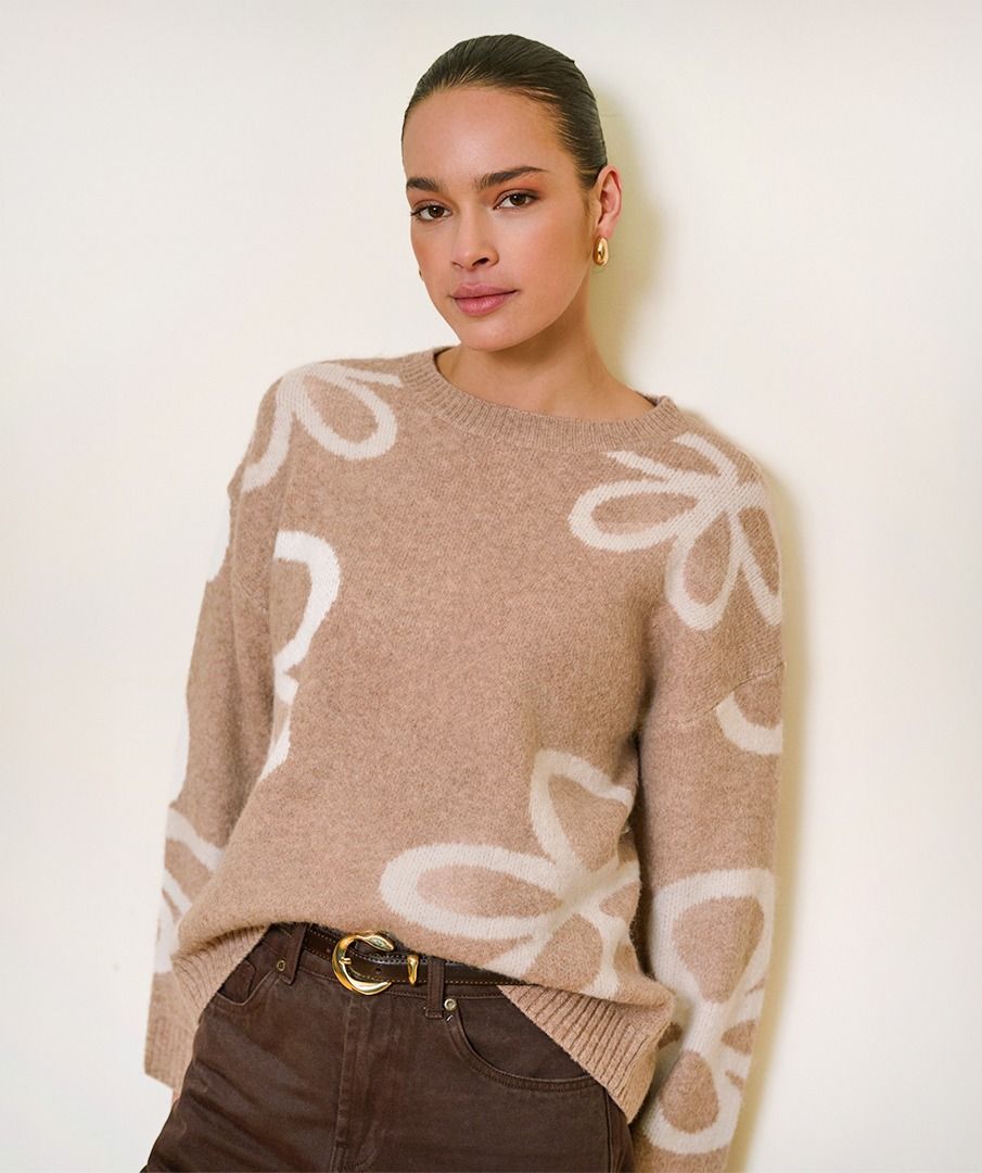 EsQualo Sweater Intarsia