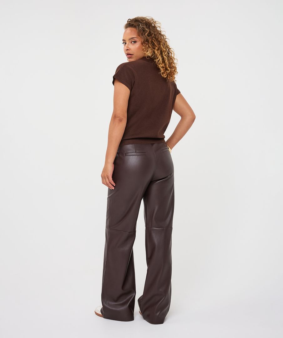 EsQualo Trousers wide PU