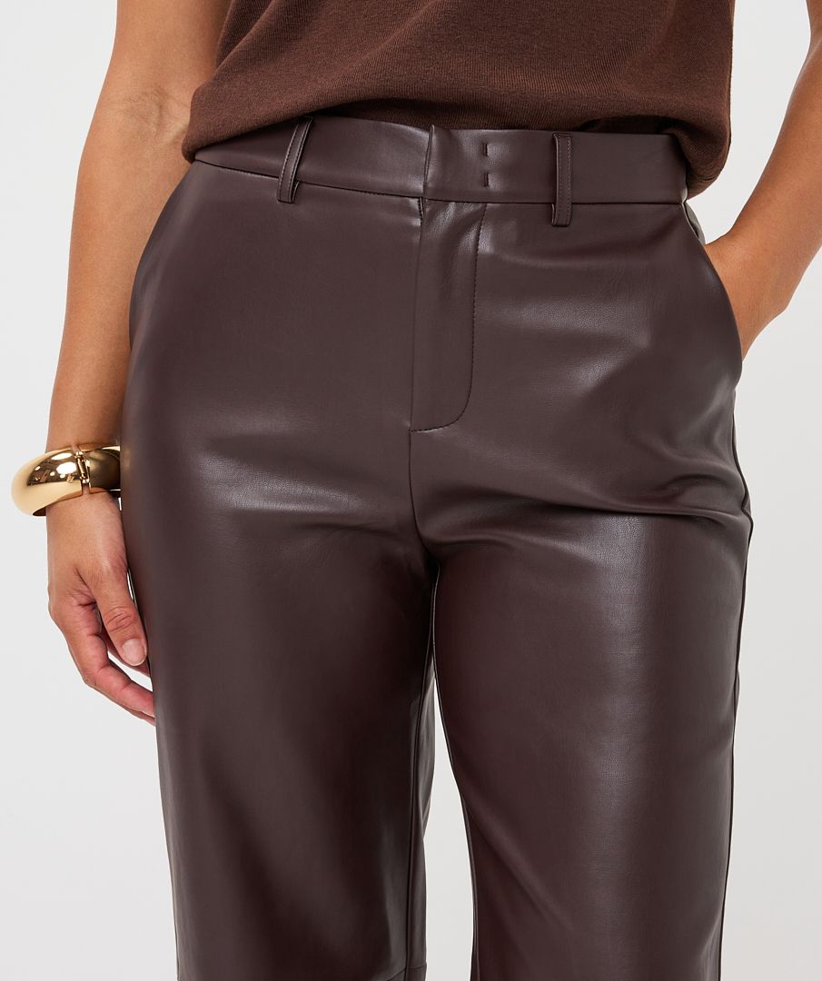 EsQualo Trousers wide PU