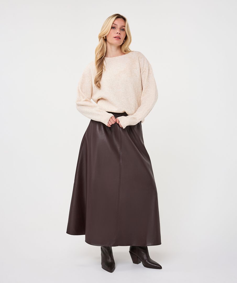 EsQualo Skirt wide PU