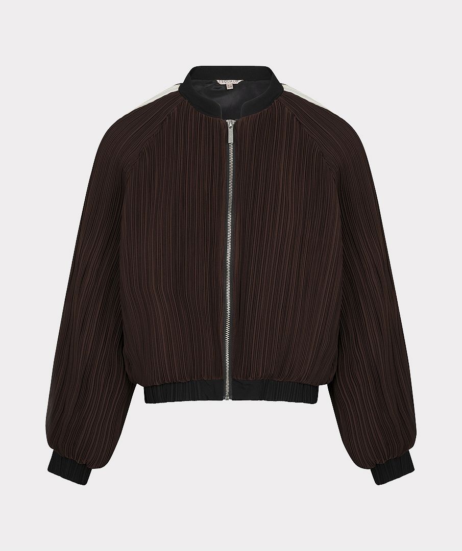 EsQualo Jacket bomber plisse