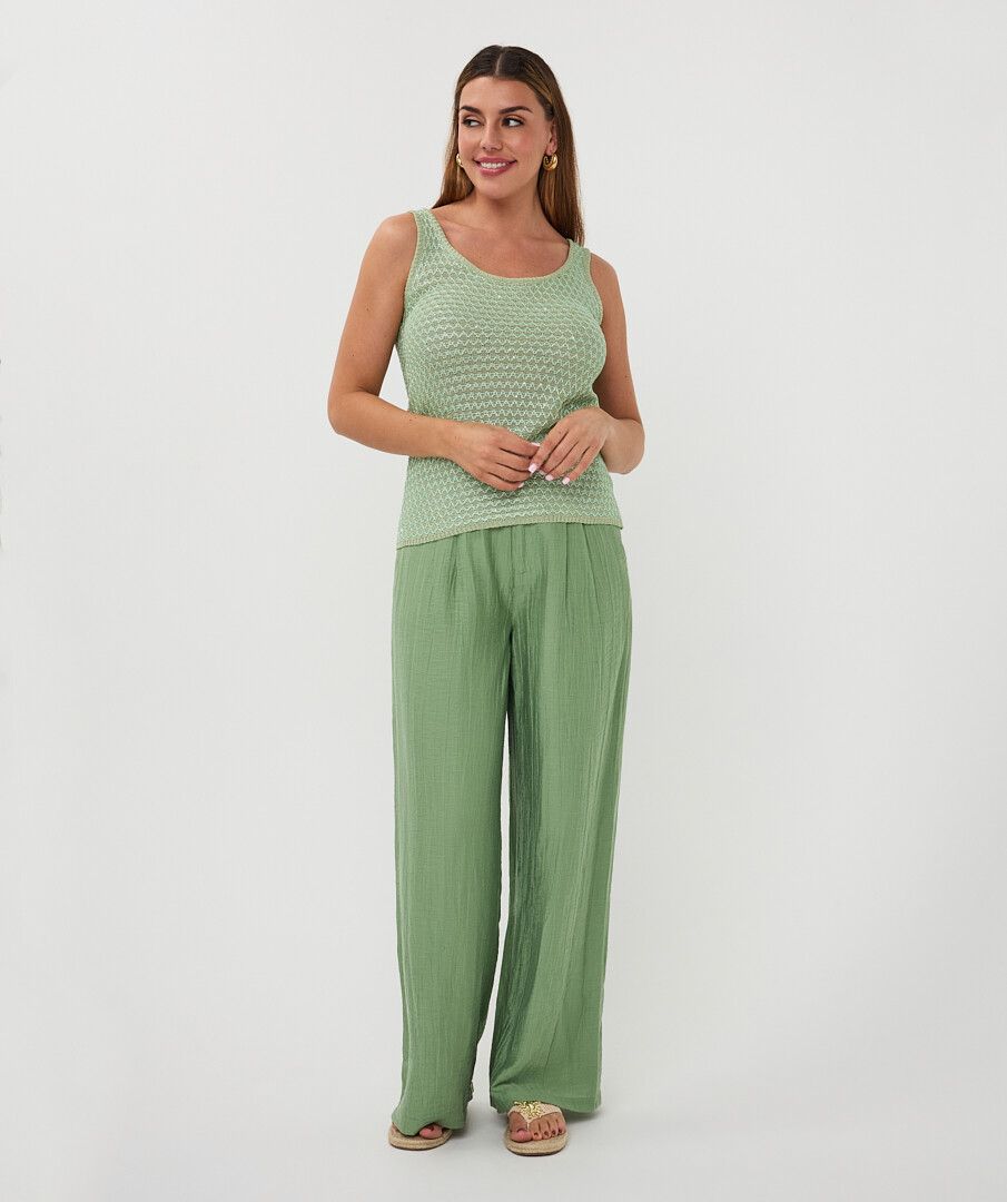 EsQualo Singlet knit sequins