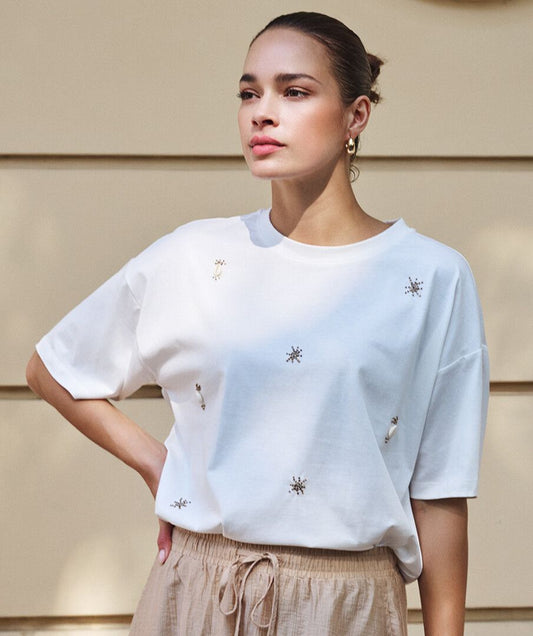 EsQualo T-shirt embellishment