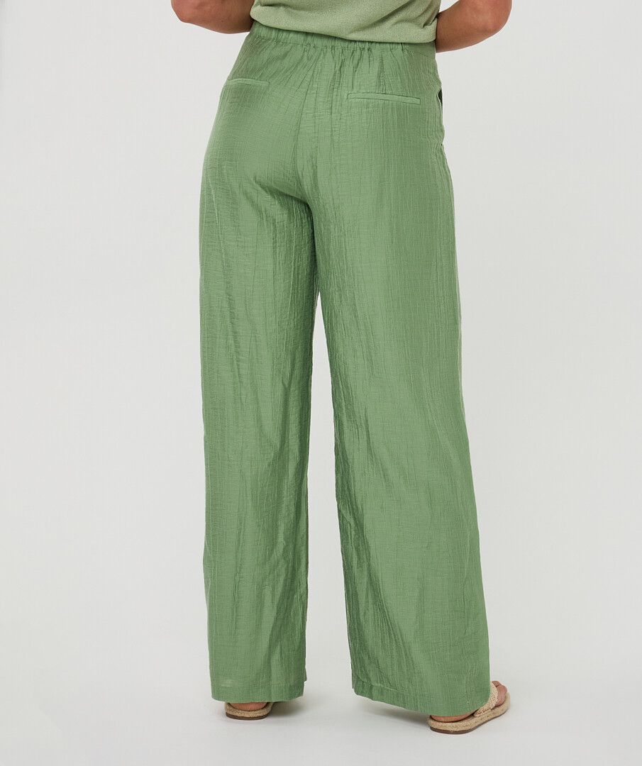 EsQualo Wide Crinkle Trousers