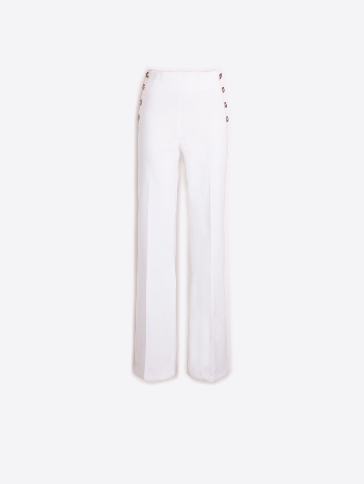 VILAGALLO 33425 - WHITE SAILOR TROUSERS